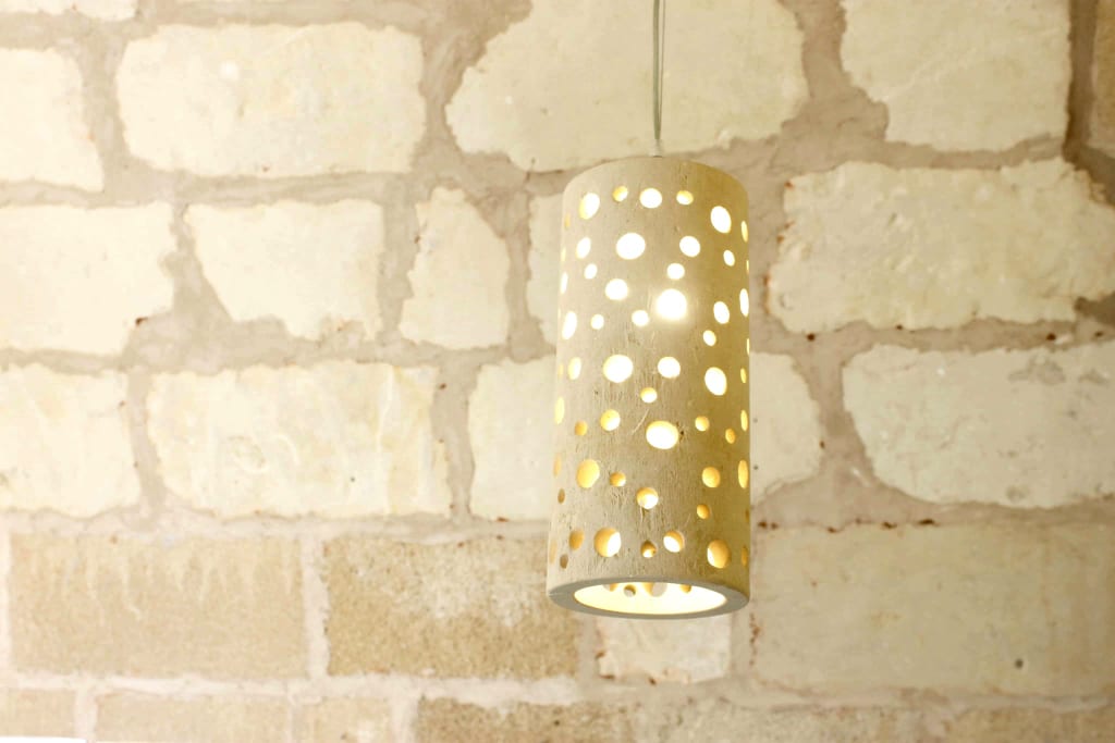 lampade in pietra leccese - Texunshop.com