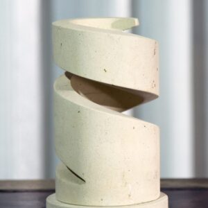 Bedside table Spiral lamp